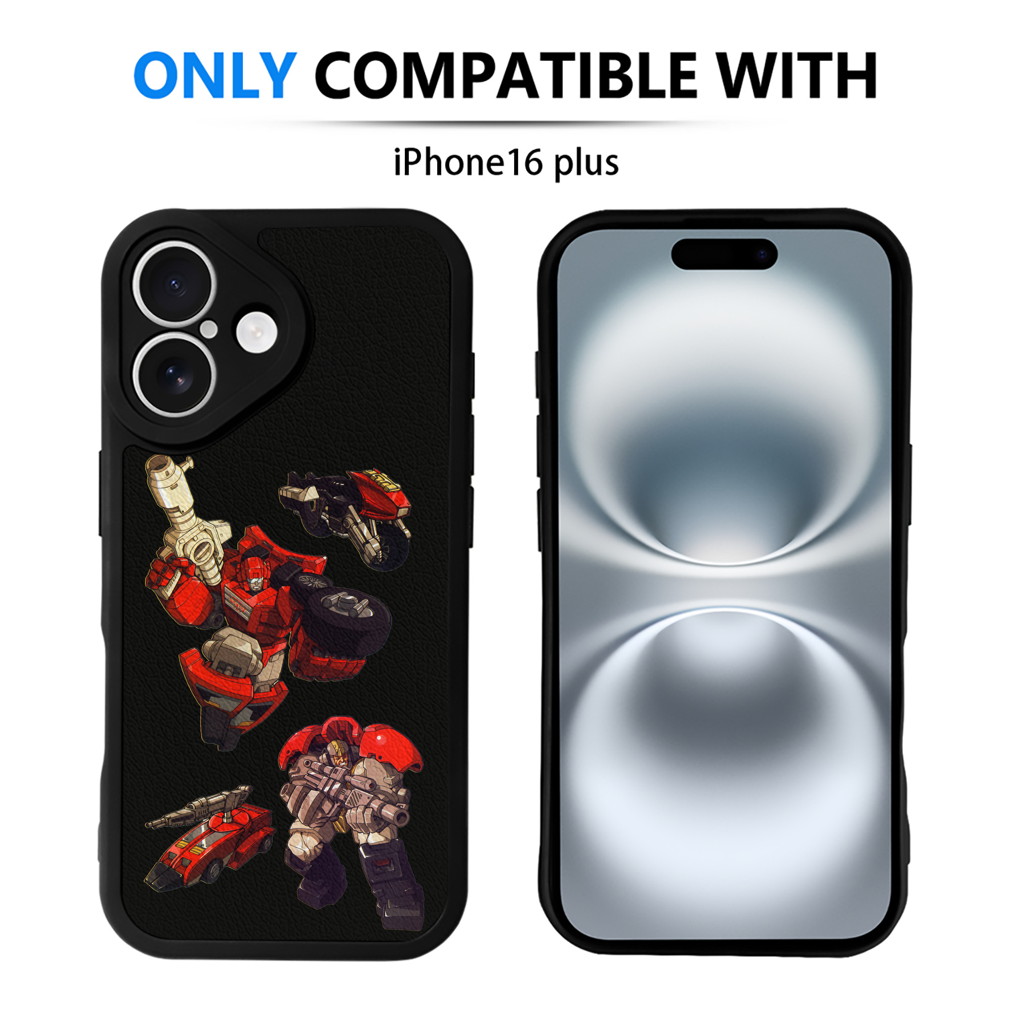 （画像用）  【iPhone 16シリーズ対応】シリコンスマホケース（レザー調） 材質：シリコン